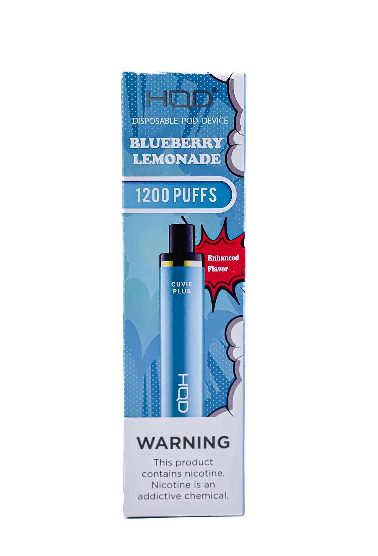 HQD Cuvie Plus Blueberry Lemonade Flavor - Disposable Vape