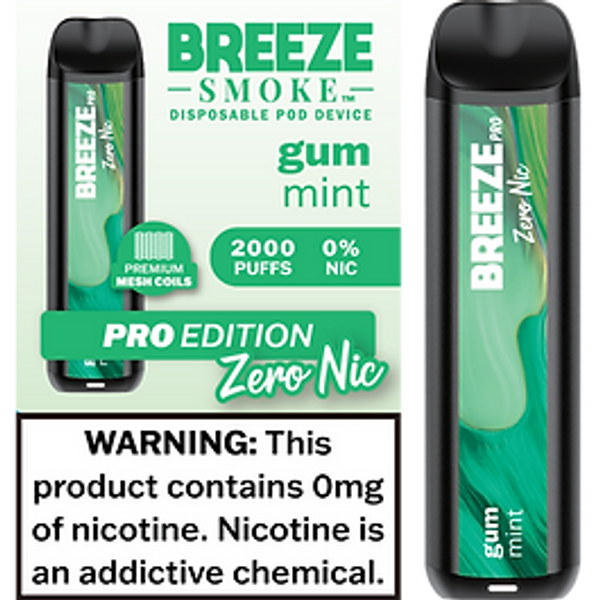 Breeze Pro Zero Nic Gum Mint