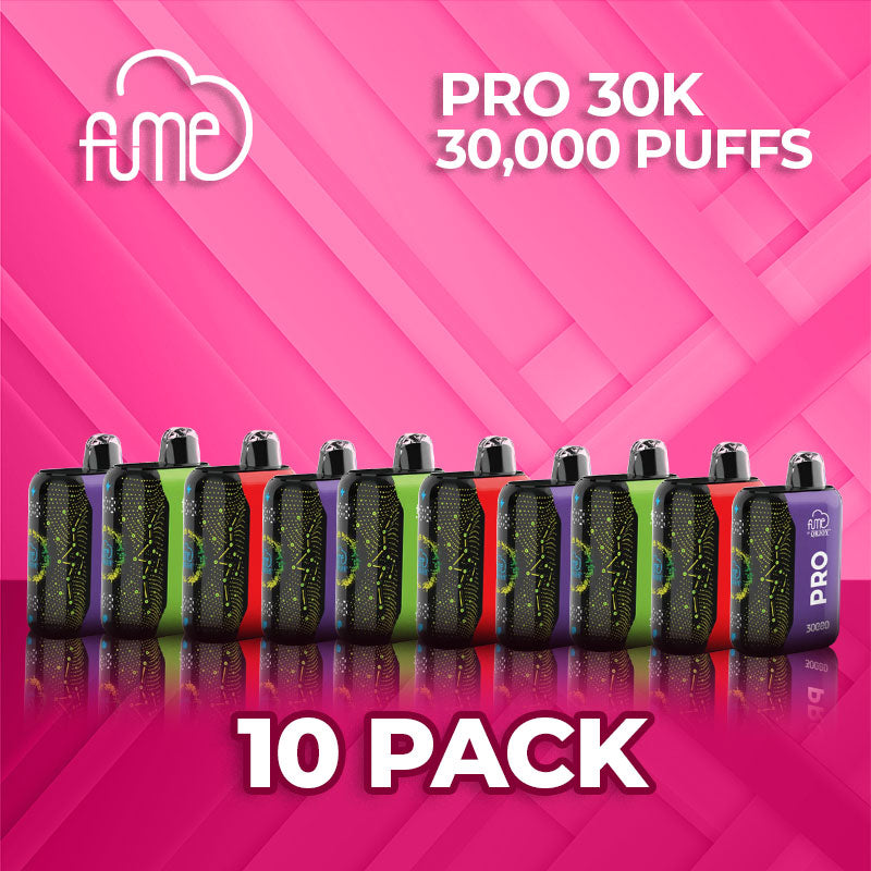 Fume PRO 30K Disposable Vape - (10 Pack)