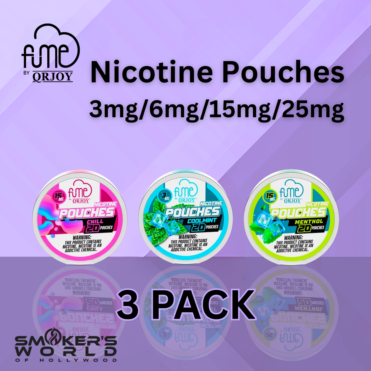 FUME Nicotine Pouches - (3 pack)