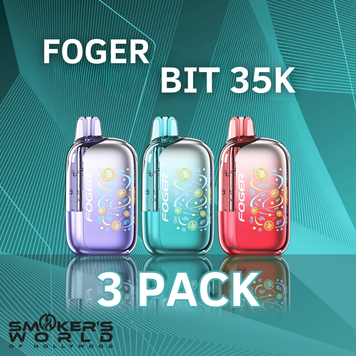 FOGER Bit 35K Disposable Vape - (3 Pack)