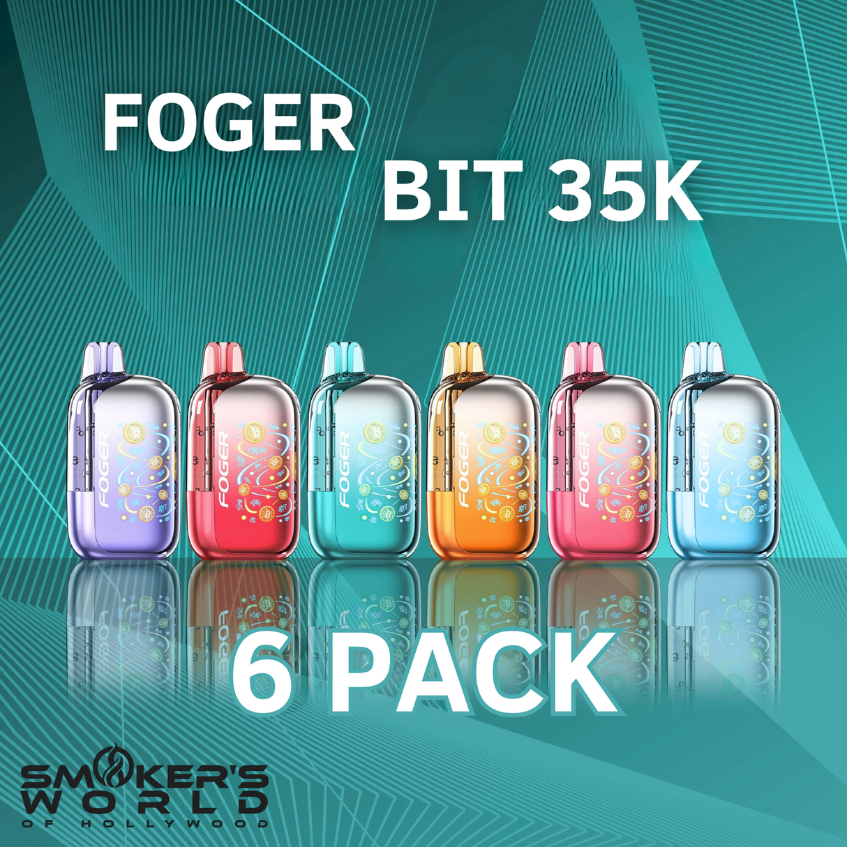 FOGER Bit 35K Disposable Vape - (6 Pack)