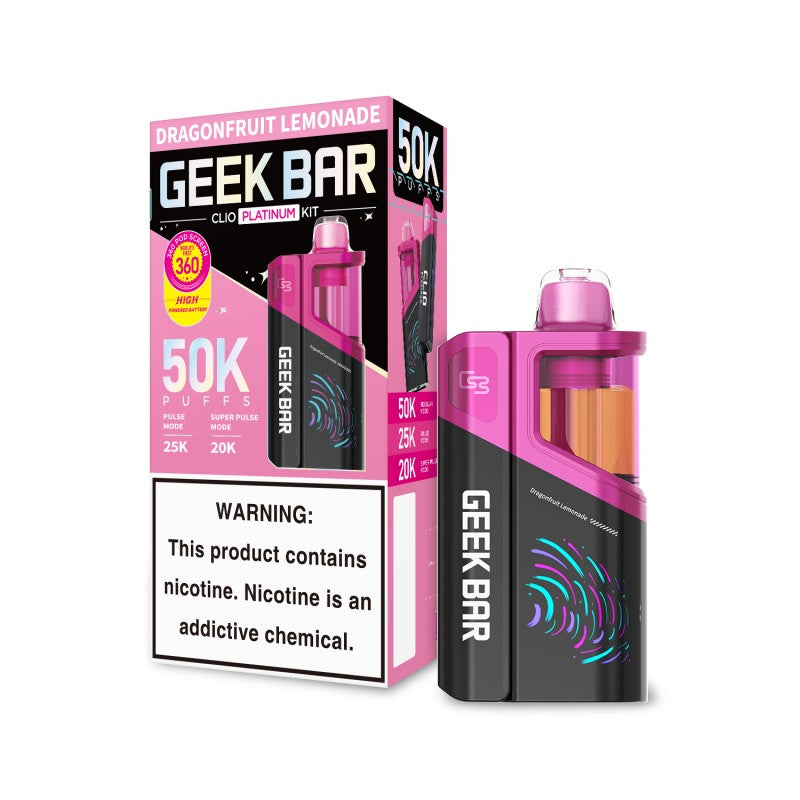 Geek Bar CLIO Platinum 50K - Dragonfruit Lemonade