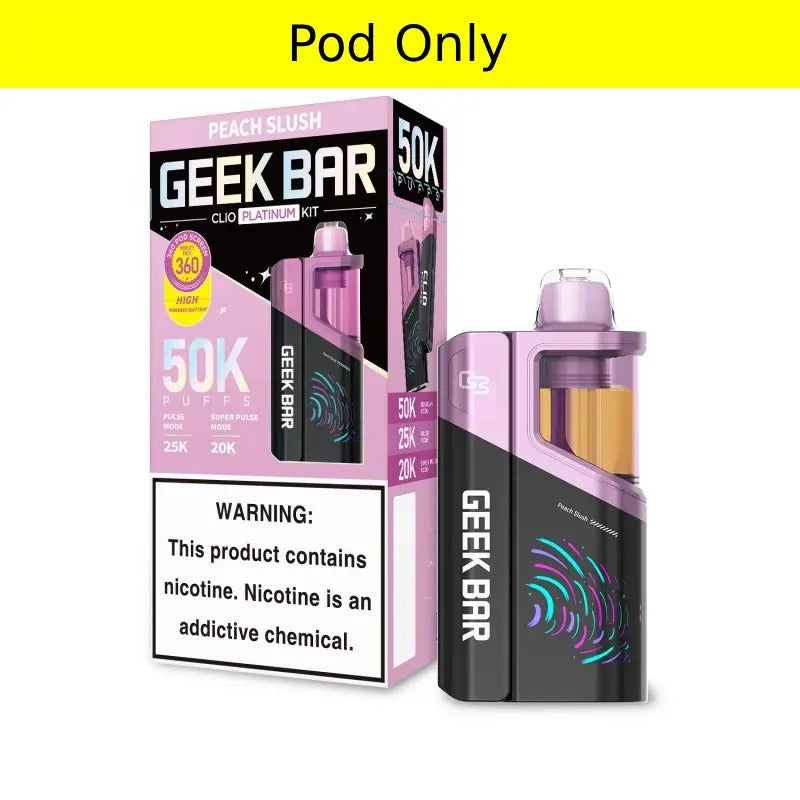 Geek Bar CLIO Platinum 50K Vape Pod - Peach Slush