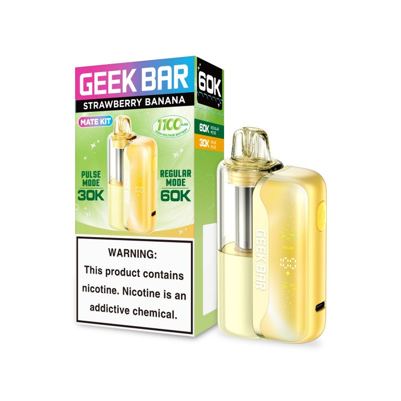 Geek Bar Mate 60K Disposable Vape Kit - Strawberry Banana