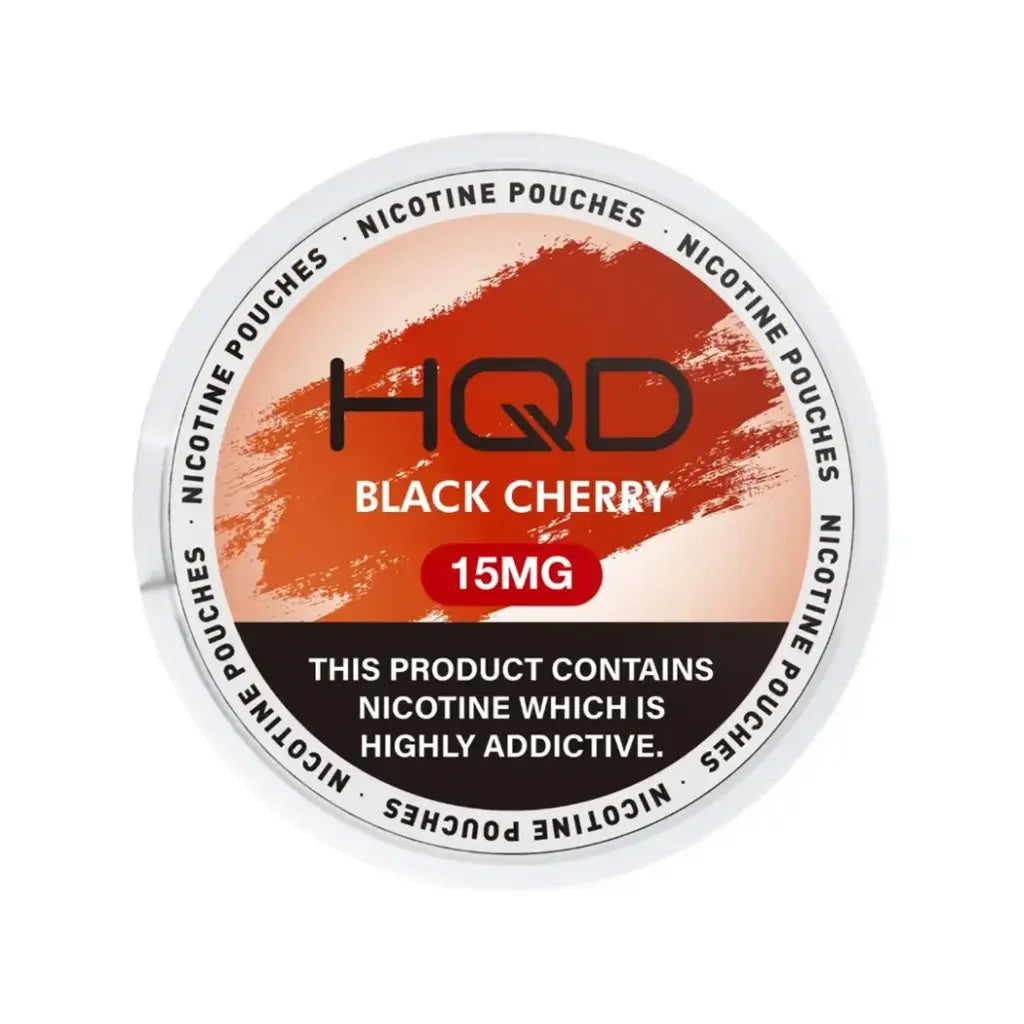 HQD Nicotine Pouch 15mg Black Cherry