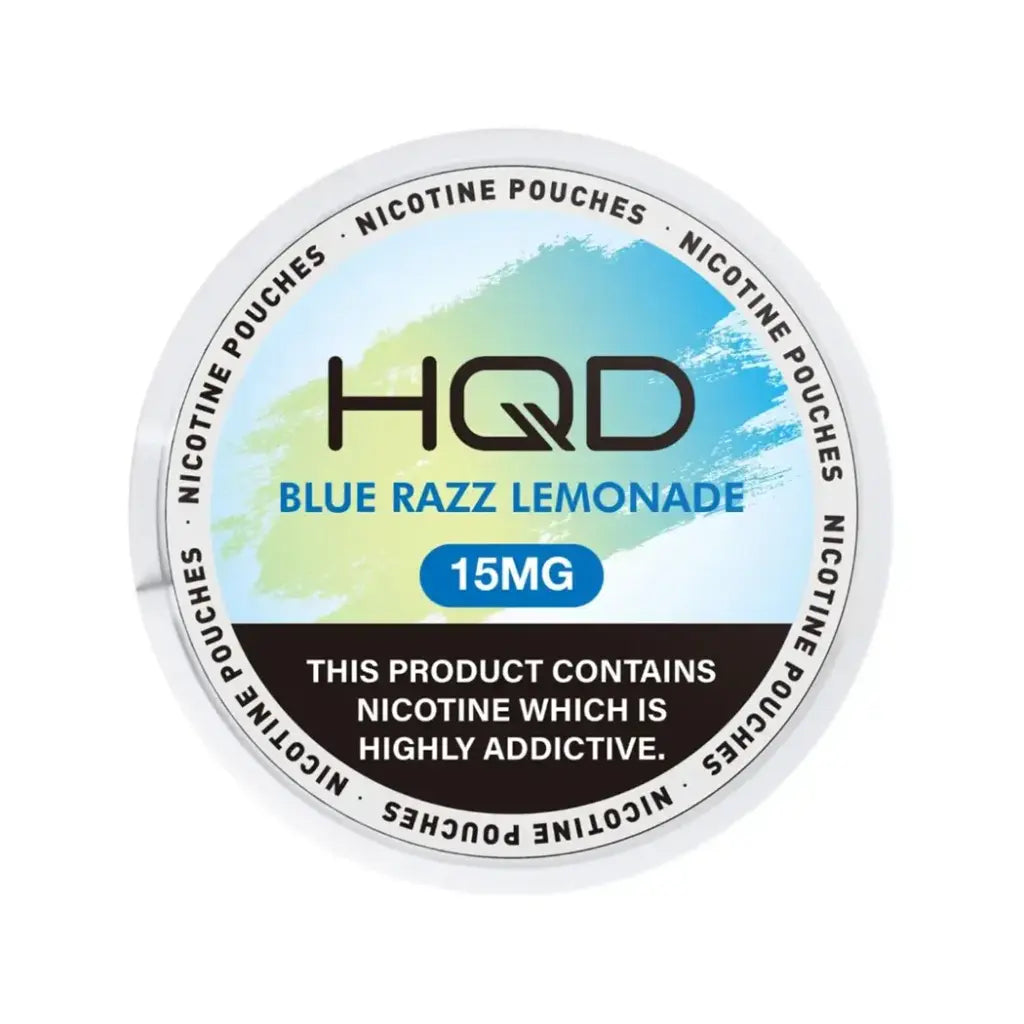 HQD Nicotine Pouch 15mg Blue Razz Lemonade