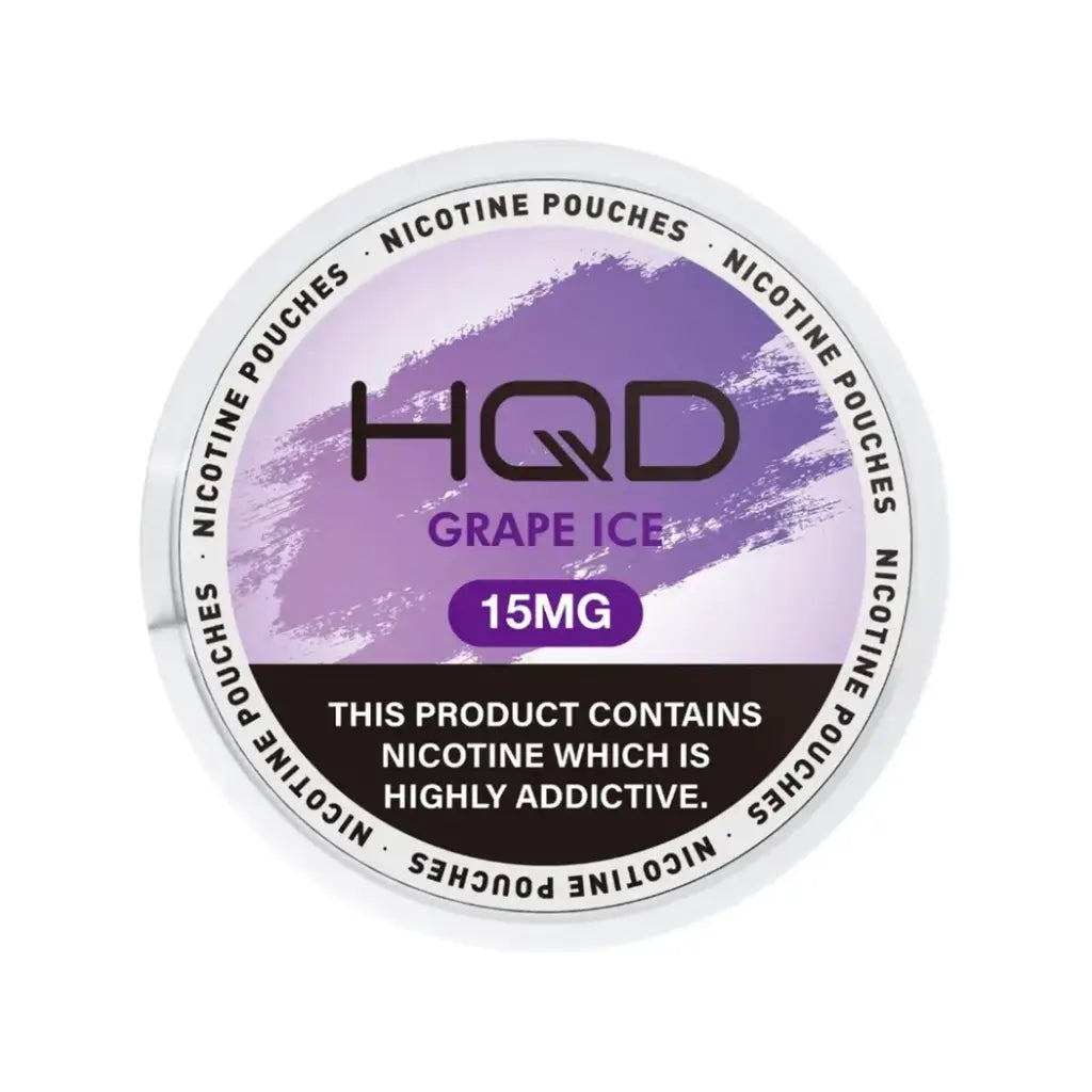 HQD Nicotine Pouch 15mg Grape Ice