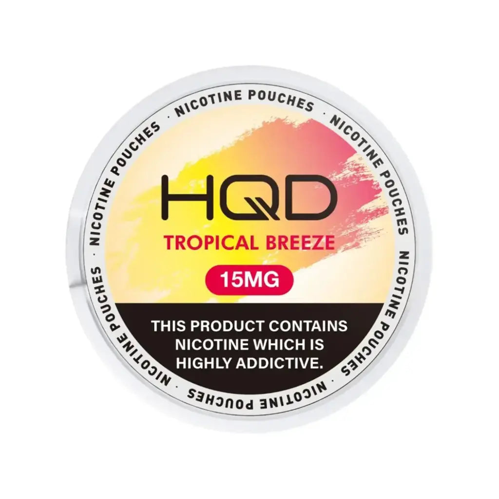 HQD Nicotine Pouch 15mg Tropical Breeze