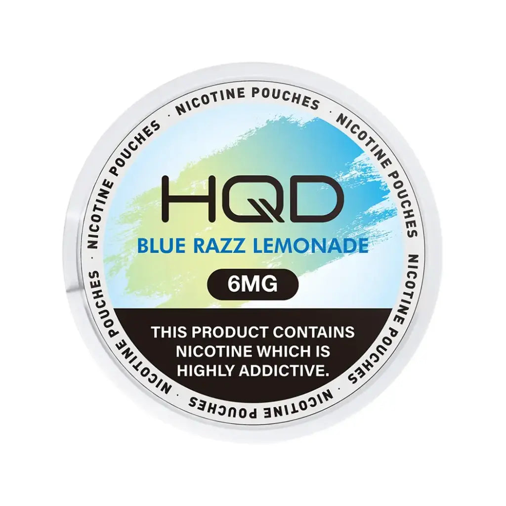 HQD Nicotine Pouch 6mg Blue Razz Lemonade