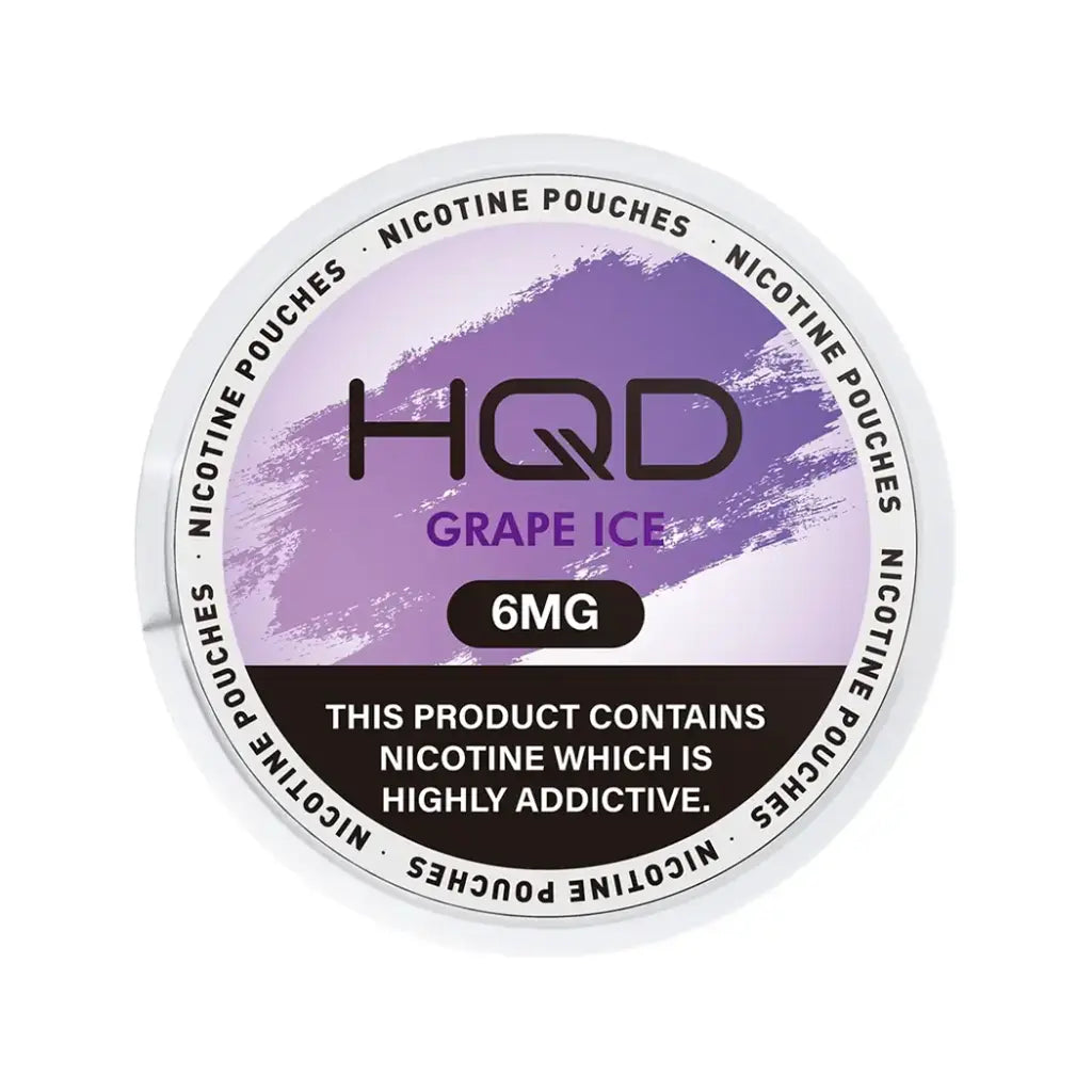 HQD Nicotine Pouch 6mg Grape Ice