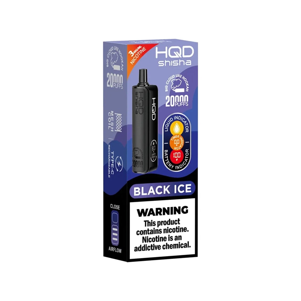 HQD Shisha 3% 20K Black Ice