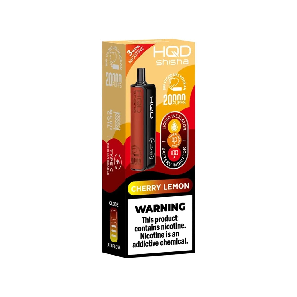 HQD Shisha 3% 20K Cherry Lemon