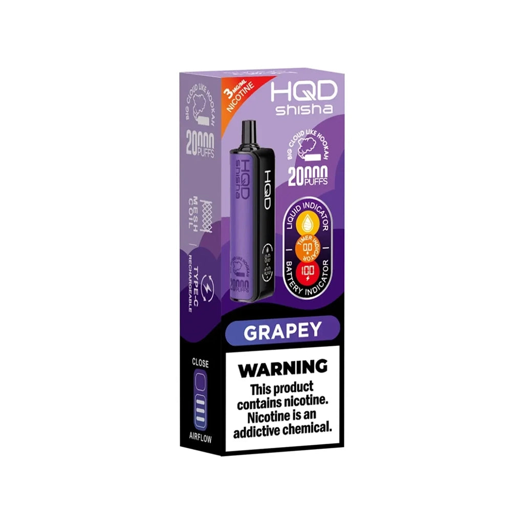 HQD Shisha 3% 20K Grapey