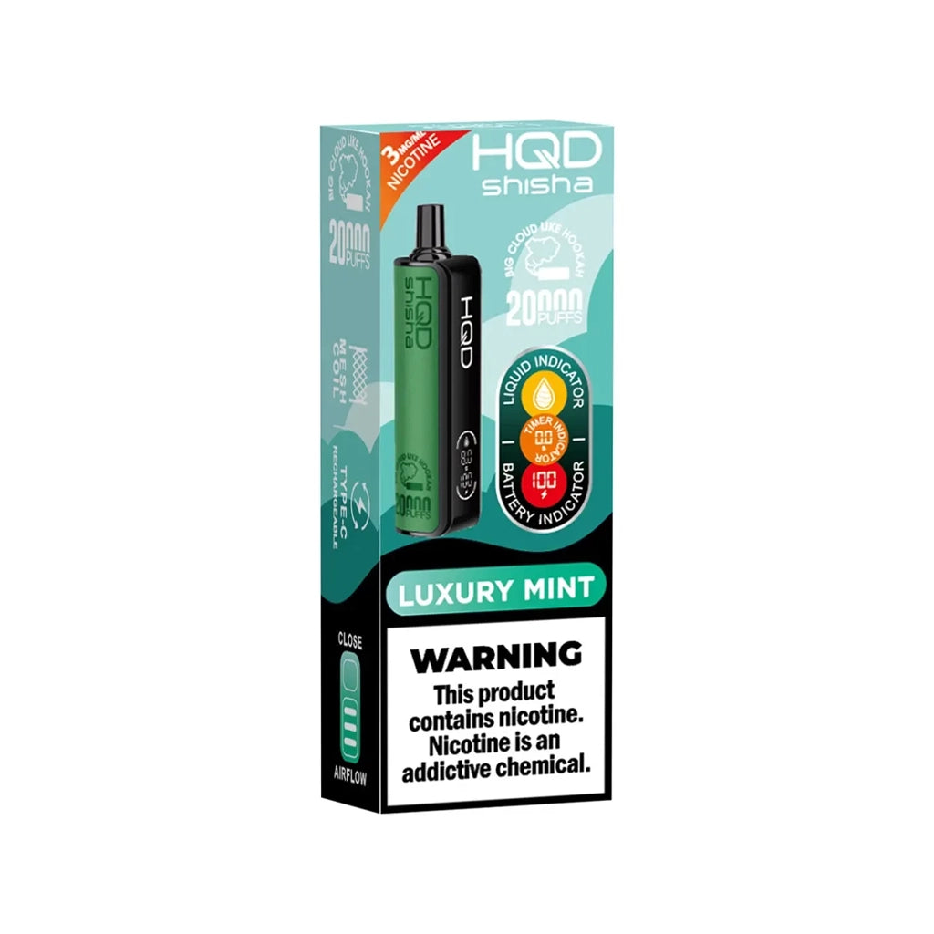 HQD Shisha 3% 20K Luxury Mint