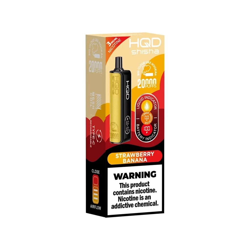 HQD Shisha 3% 20K Strawberry Banana