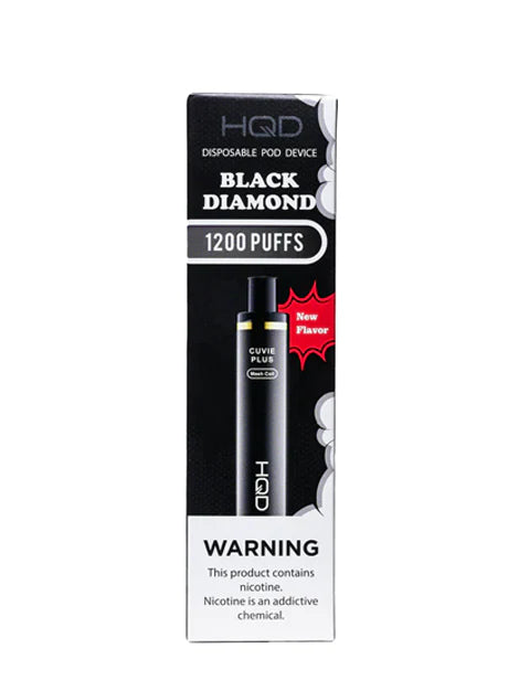 HQD Cuvie Plus Black Diamond Flavor - Disposable Vape