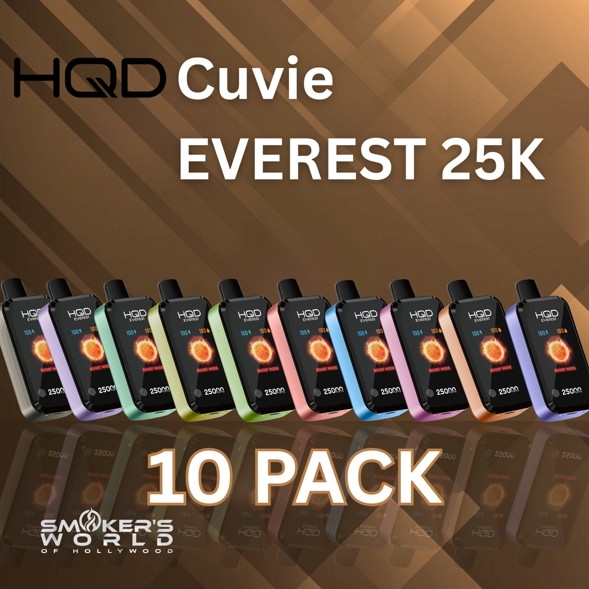 HQD CUVIE EVEREST 25K Vape - (10 Pack)