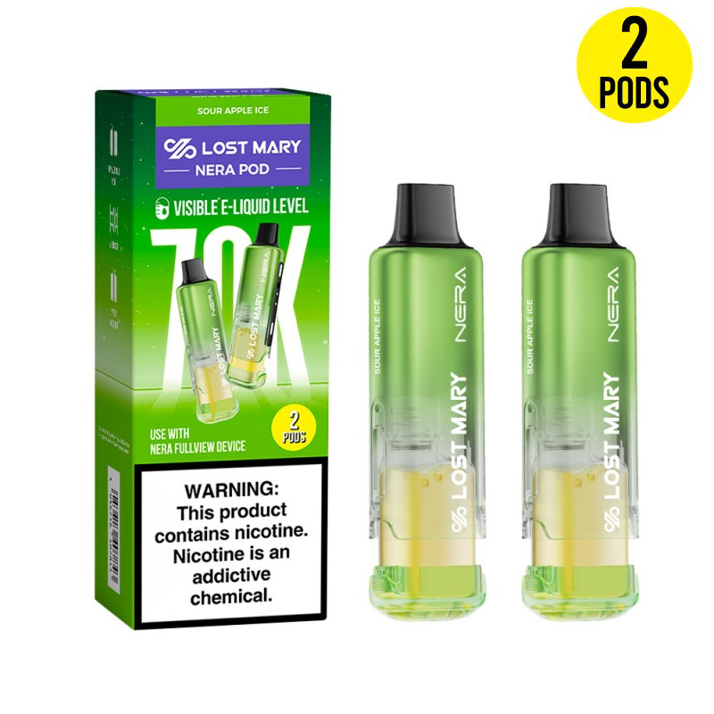 Lost Mary Nera Fullview 70K Pod - (3 Pack)