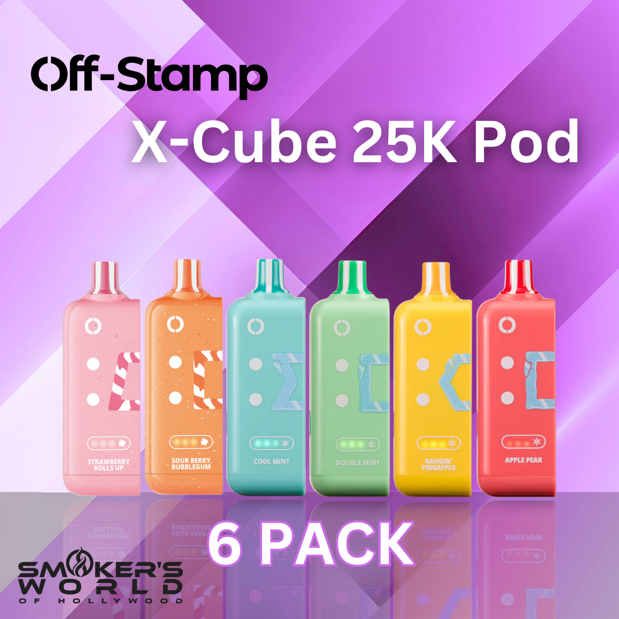 Off Stamp X-Cube 25K Pod - (6 Pack)