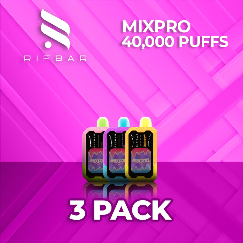 Rifbar Mixpro 40K Vape - (3 Pack)