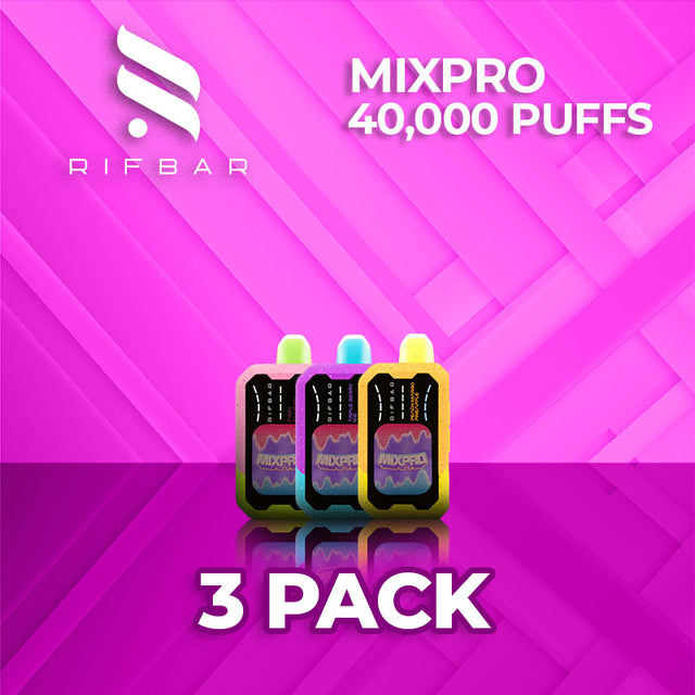 Rifbar Mixpro 40K Vape - (3 Pack)
