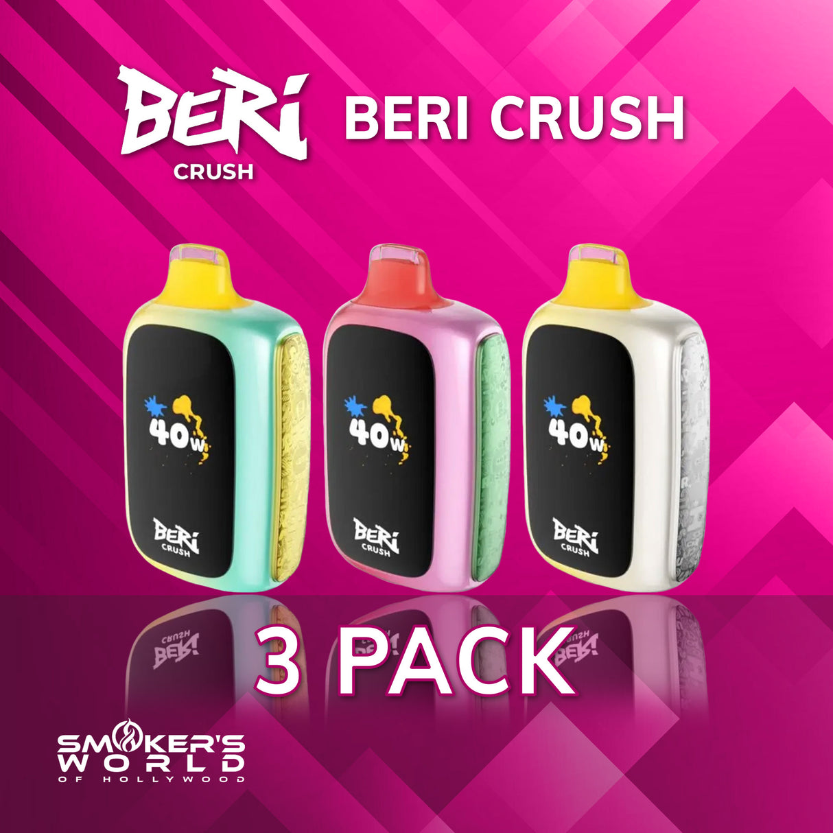 Beri Crush 50K Disposable Vape - (3 pack)