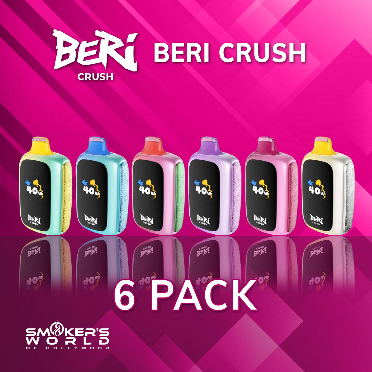 Beri Crush 50K Disposable Vape - (6 pack)