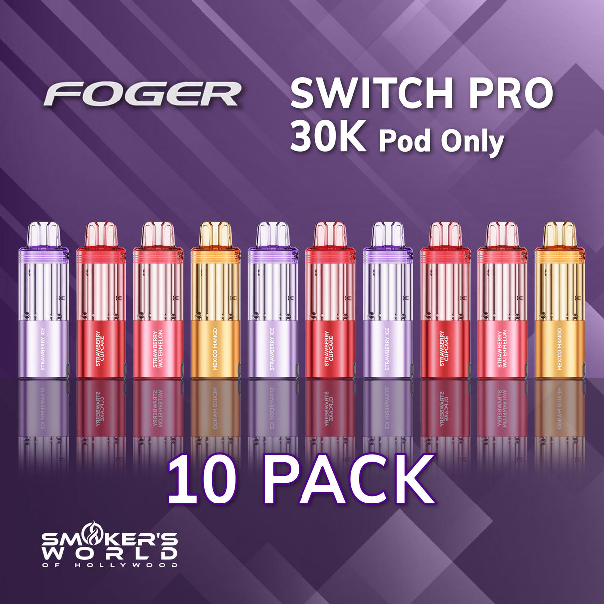 FOGER Switch Pro 30K Pod Only - (10 Pack)