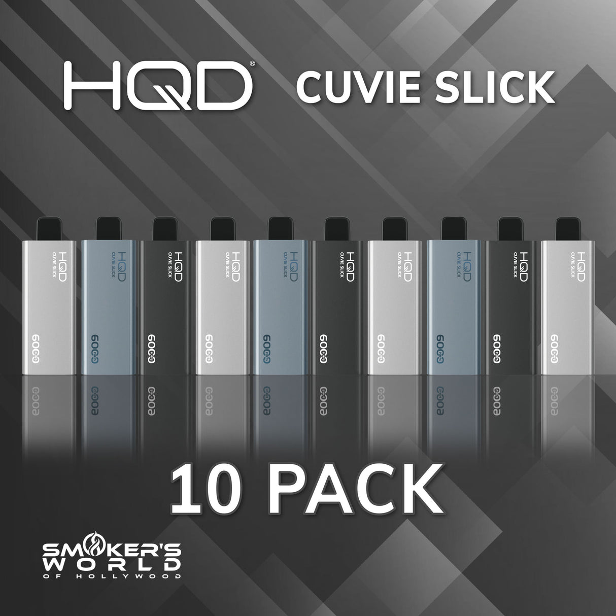 HQD Cuvie Slick 6000 Vape - (10 Pack)