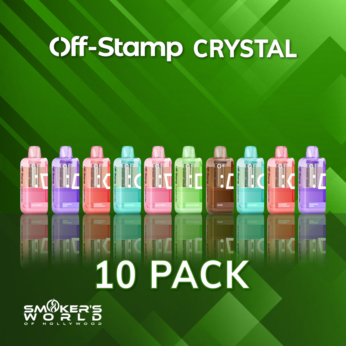 Off Stamp X-Cube Crystal 35K Pod - (10 Pack)