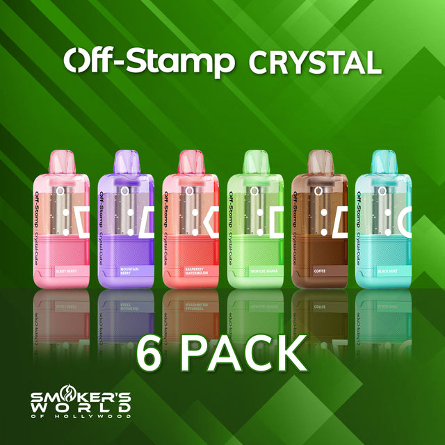Off Stamp X-Cube Crystal 35K Pod - (6 Pack)