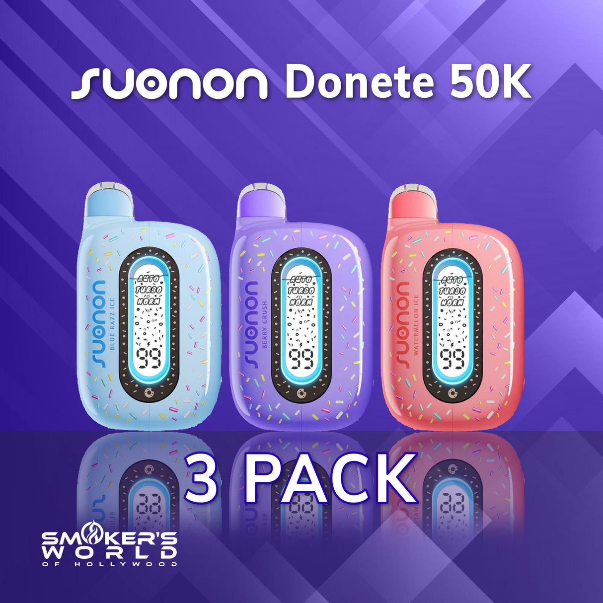 SUONON DONETE 50K Vape - (3 Pack)