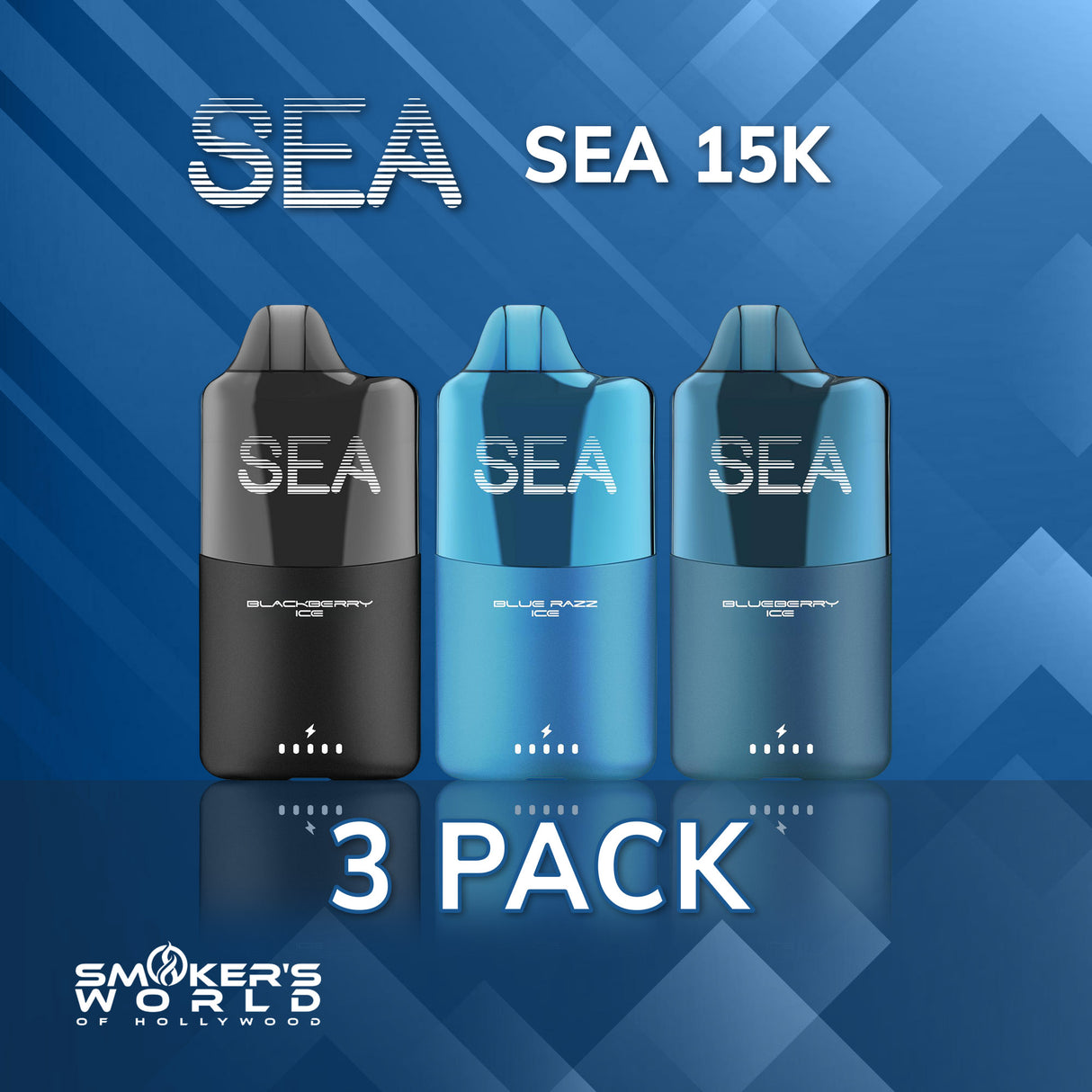 Sea 15k - 3 Pack Disposable Vape