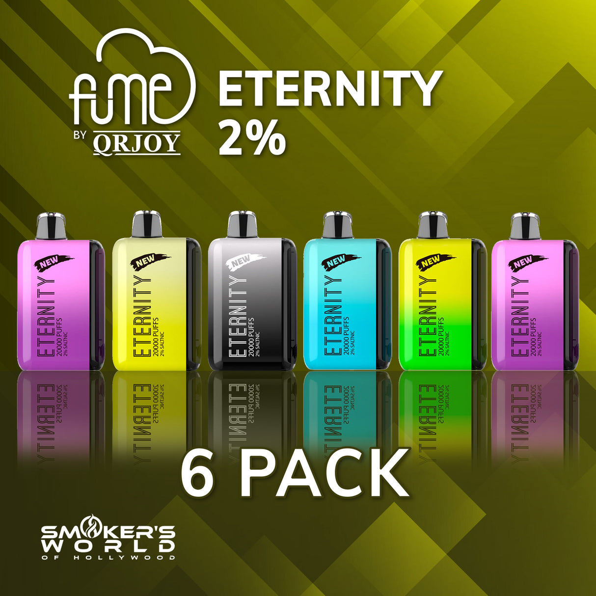 Fume Eternity 2% Disposable Vape - (6 Pack)