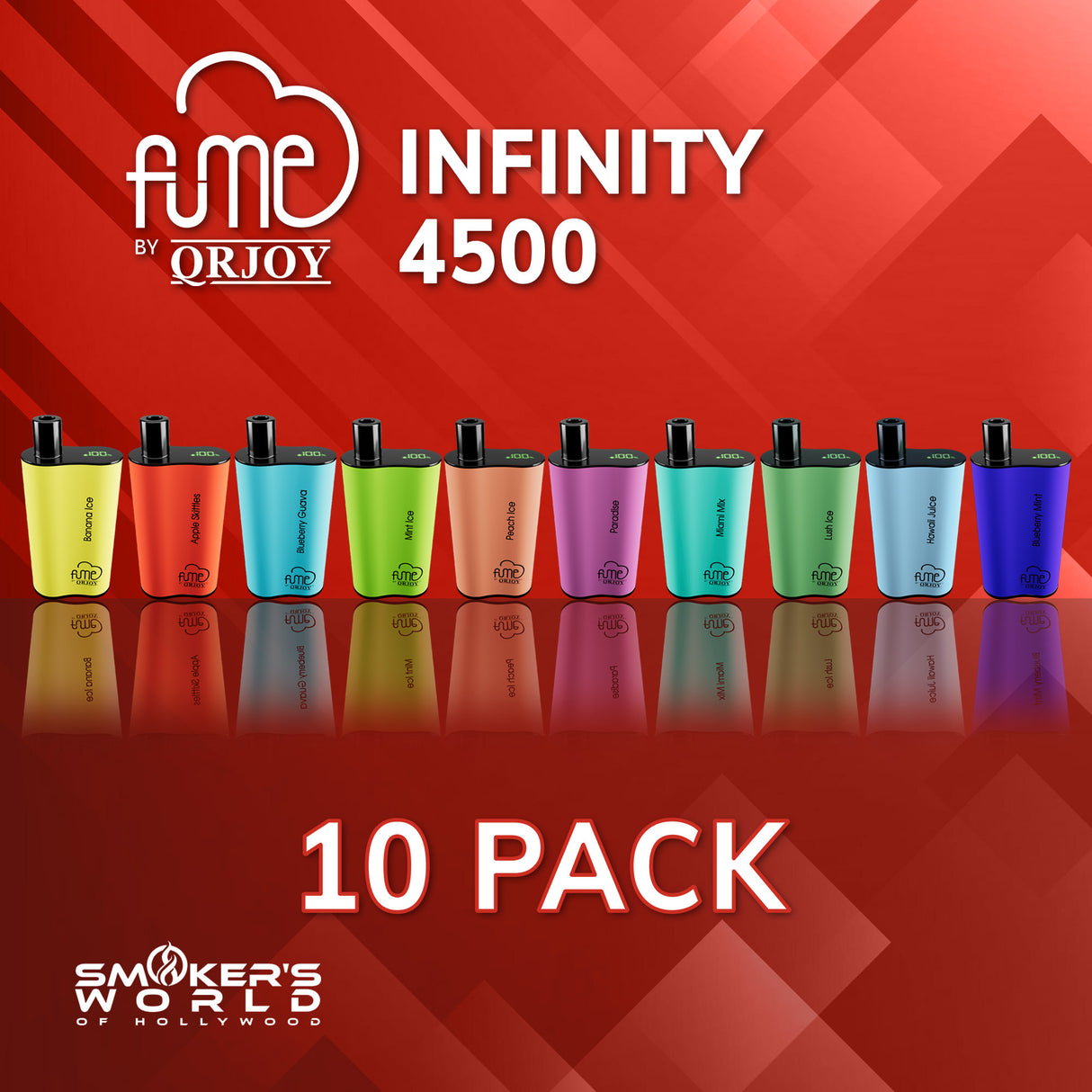 Fume Infinity Disposable Vape 4500 - 10 Pack