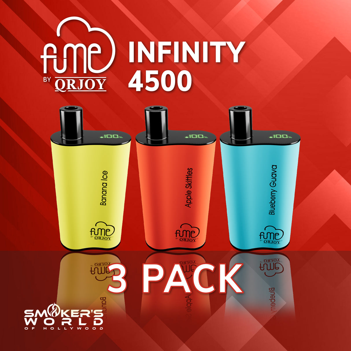 Fume Infinity Disposable Vape 4500 - 3 Pack