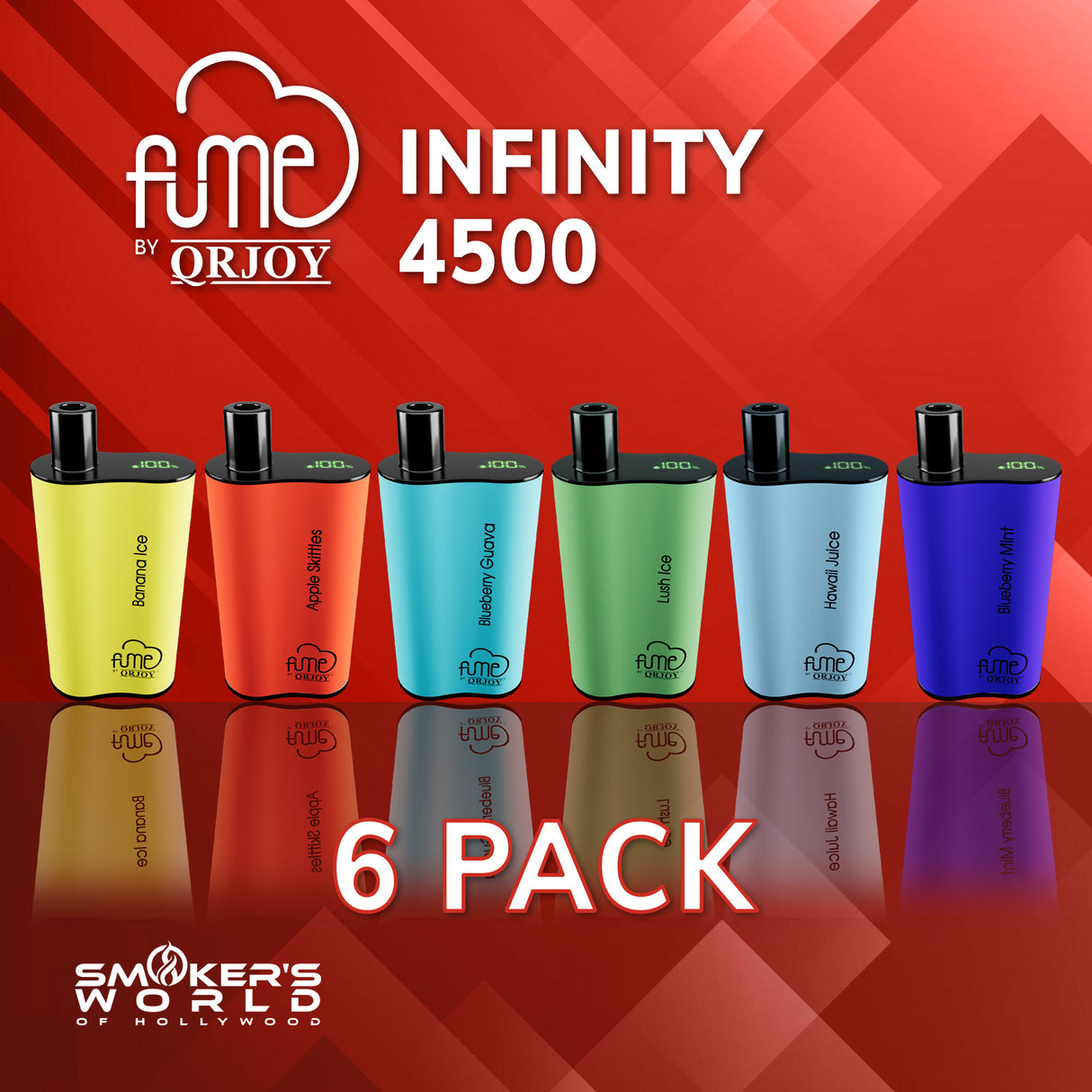Fume Infinity Disposable Vape 4500 - 6 Pack