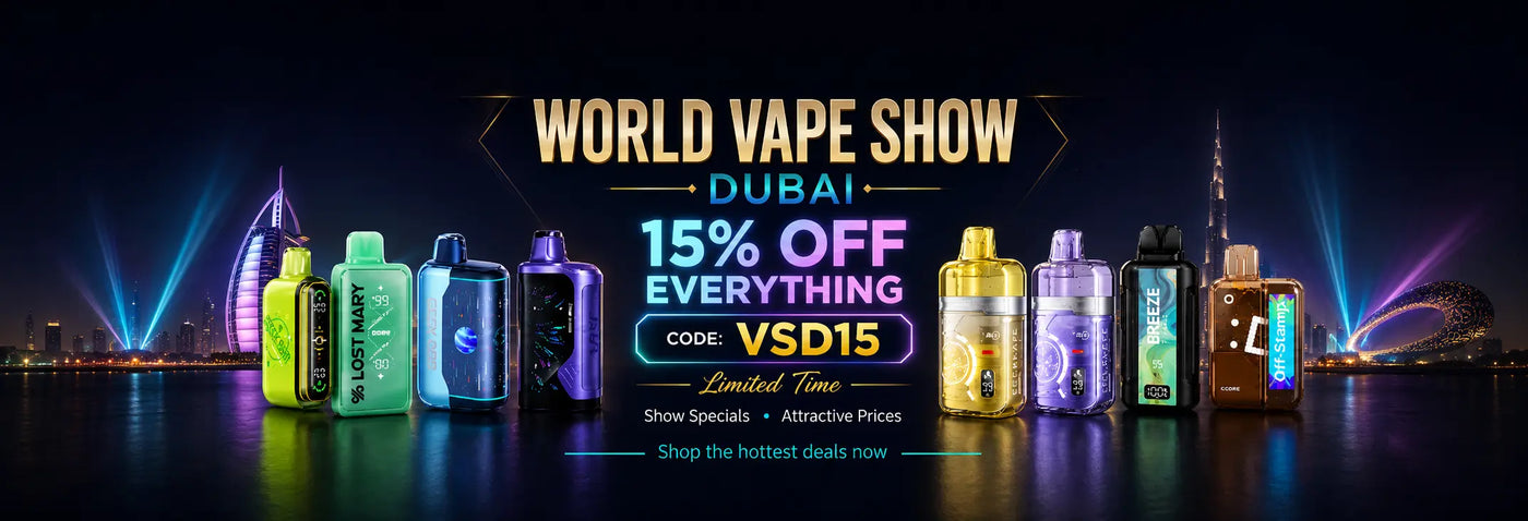 15% Off Flash Sale for the World Vape Show