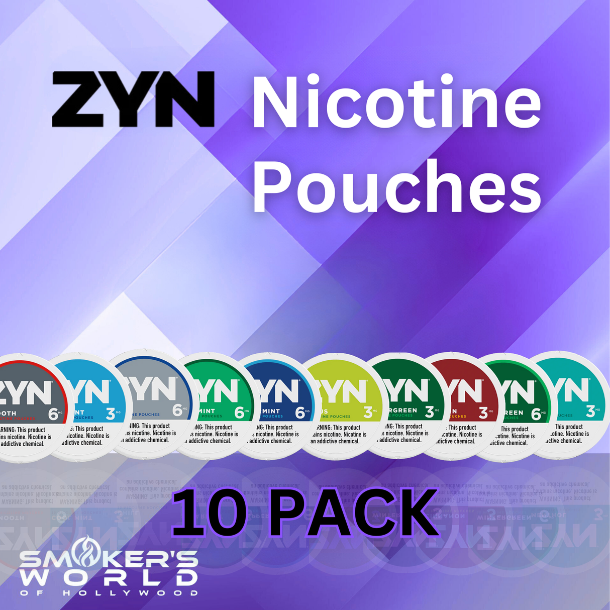 ZYN Nicotine Pouches - (10 pack)