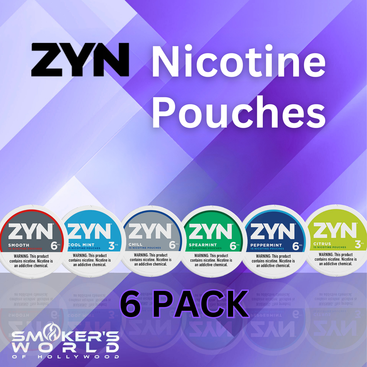 ZYN  Nicotine Pouches - (6 pack)
