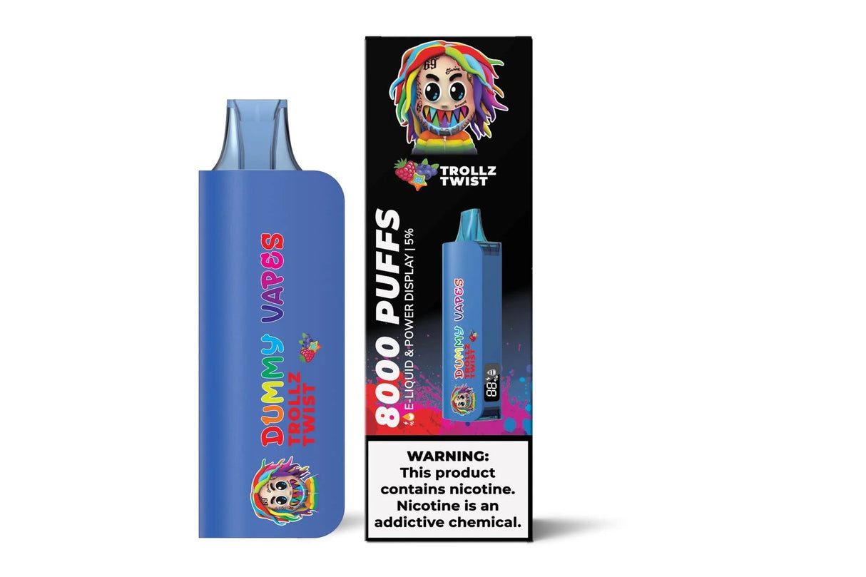 Dummy Vapes 8000 Trollz Twist Flavor - Disposable Vape