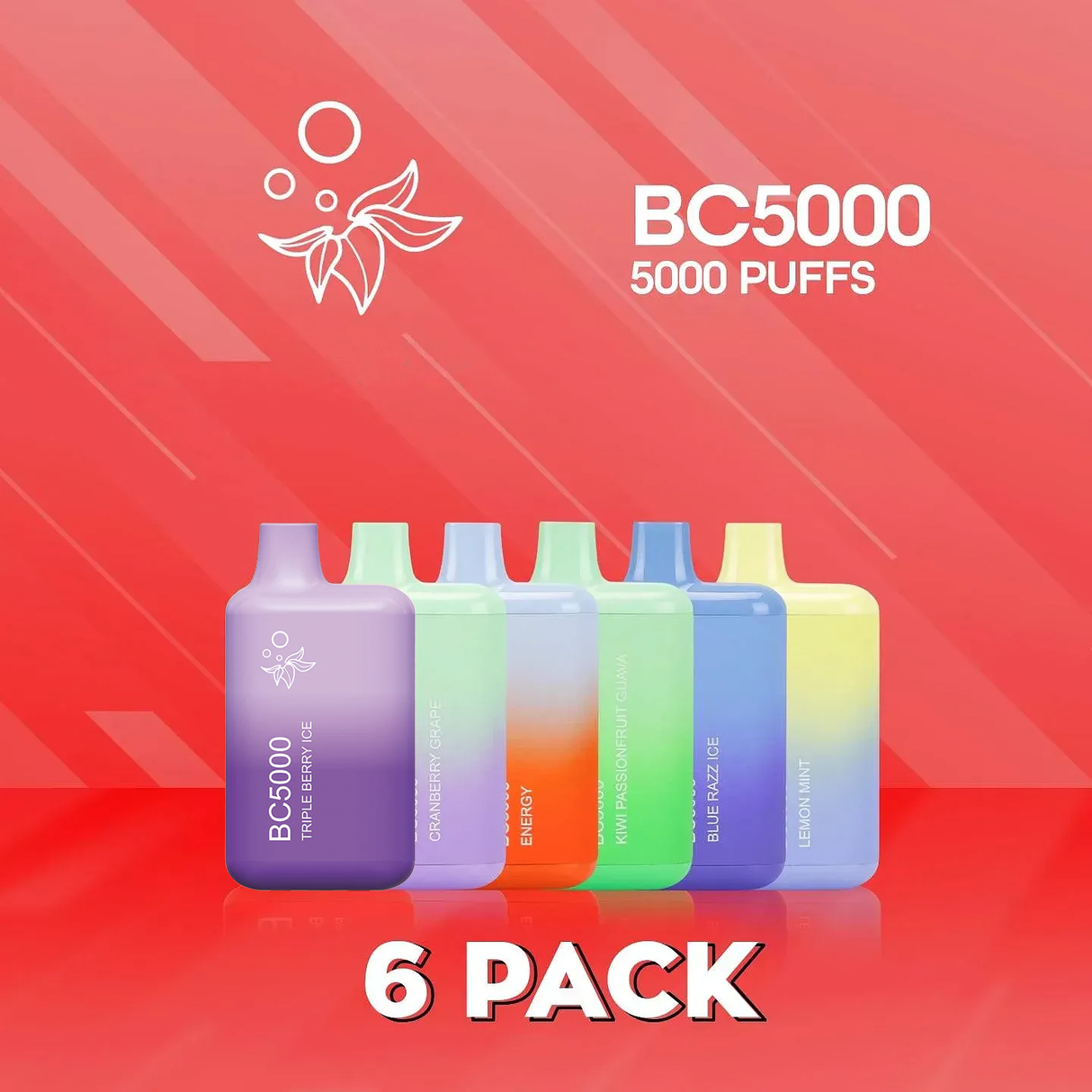 EBCREATE BC5000 Disposable Vape - (6 Pack)