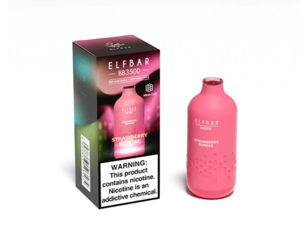 EB BB3500 Strawberry Sundae Flavor - Disposable Vape