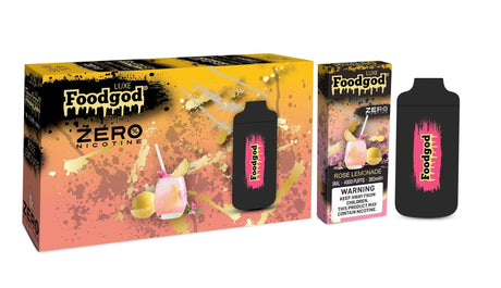 Foodgod Luxe Zero Nicotine Rose Lemonade Flavor - Disposable Vape
