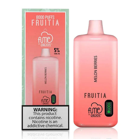 Fruitia x Fume Melon Berries Flavor - Disposable Vape