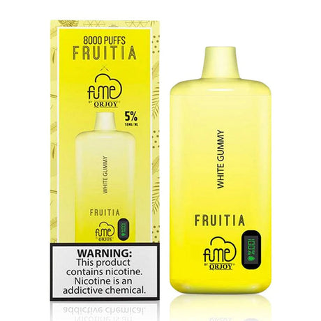 Fruitia x Fume White Gummy Flavor - Disposable Vape