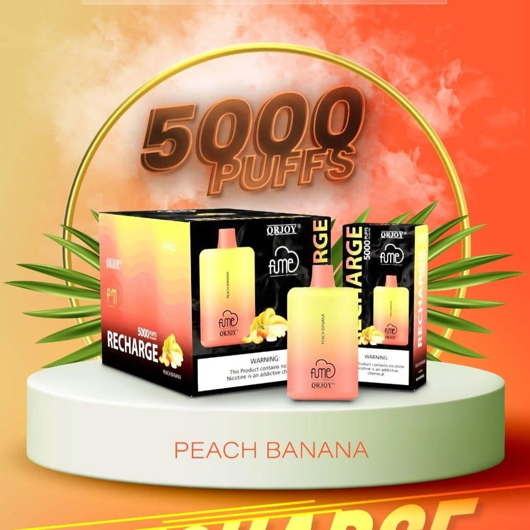 Fume Recharge Peach Banana Flavor - Disposable Vape