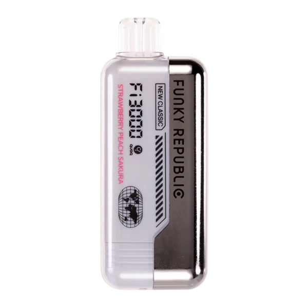 Funky Republic FI3000 Strawberry Peach Sakura Flavor - Disposable Vape