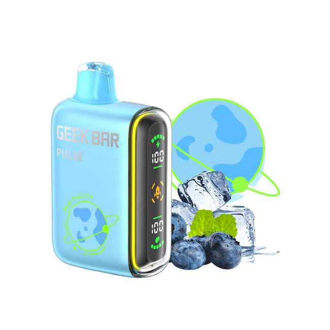 Geek Bar Pulse Blue Razz Ice Flavor - Disposable Vape